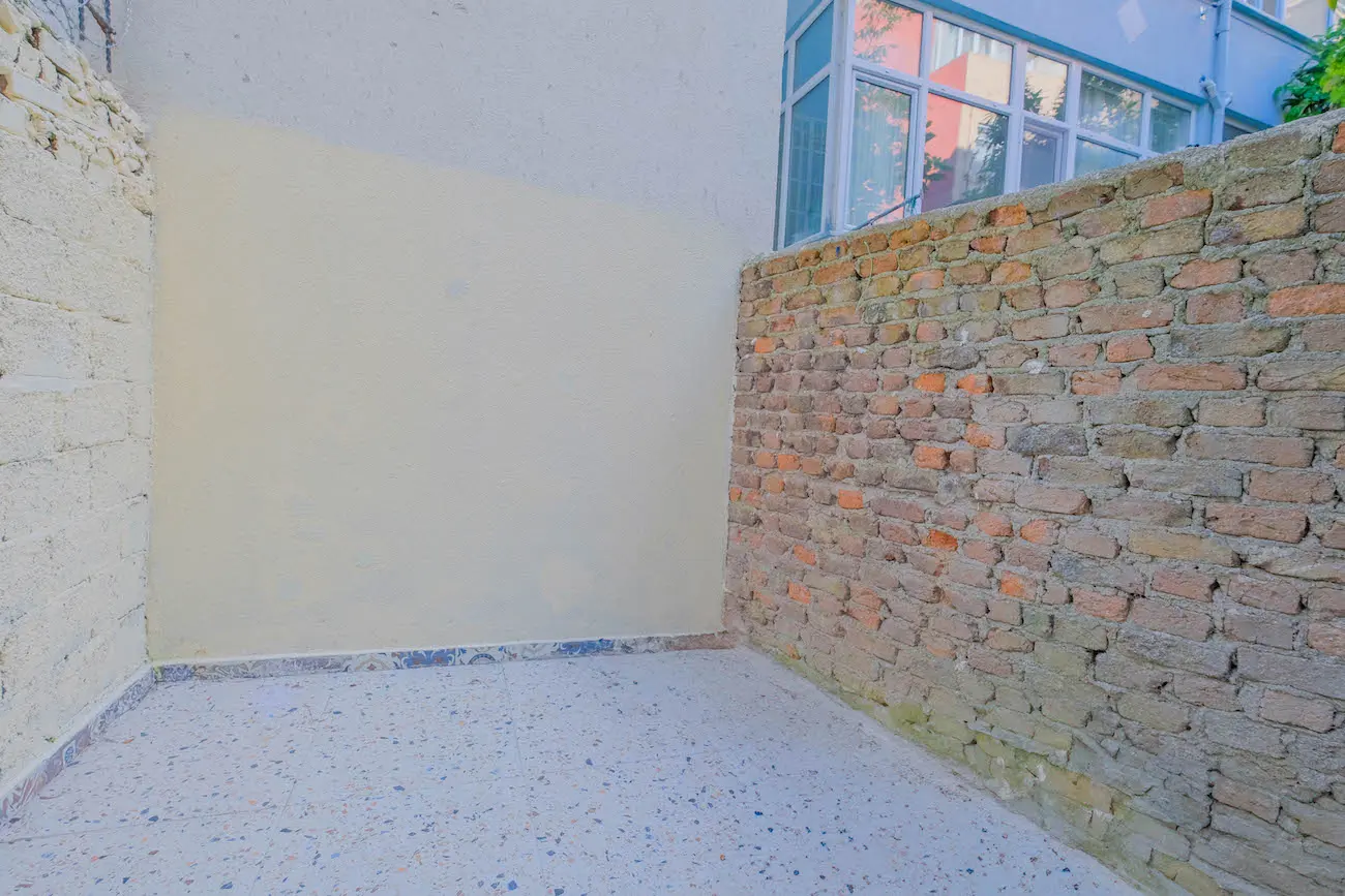 Back terrace